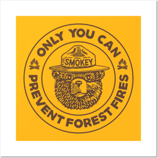 Smokey Bear Posters and Art